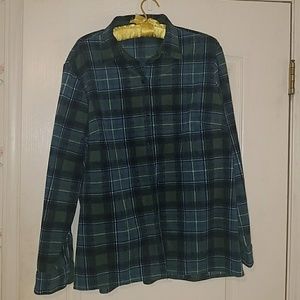 Plaid Long Sleeve Fleece